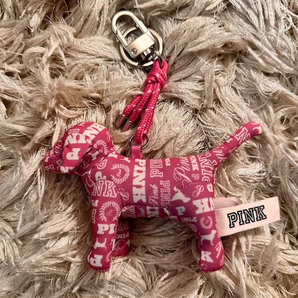 PINK Victoria's Secret Accessories - PINK Victoria's Secret Dog Keychain Accessory - Pink